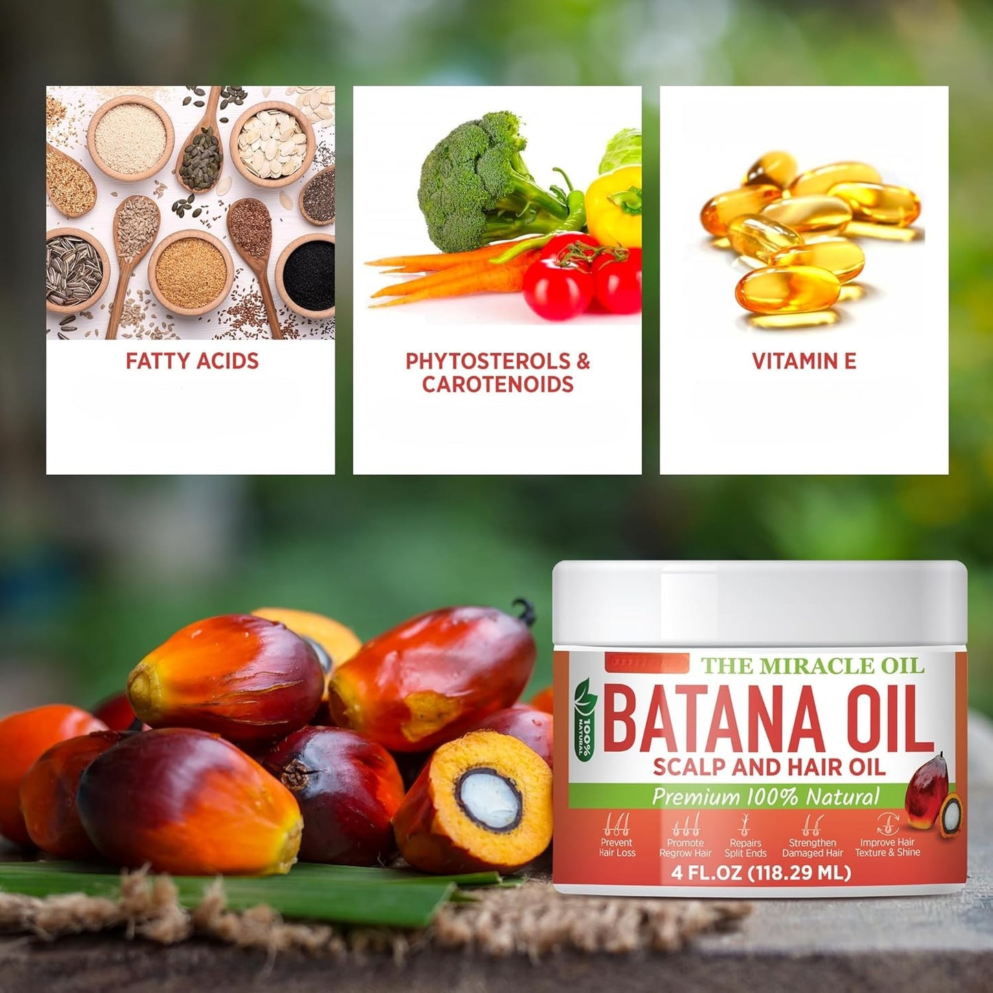 Batana Oil from Honduras – Moisturizing Hair & Scalp Oil