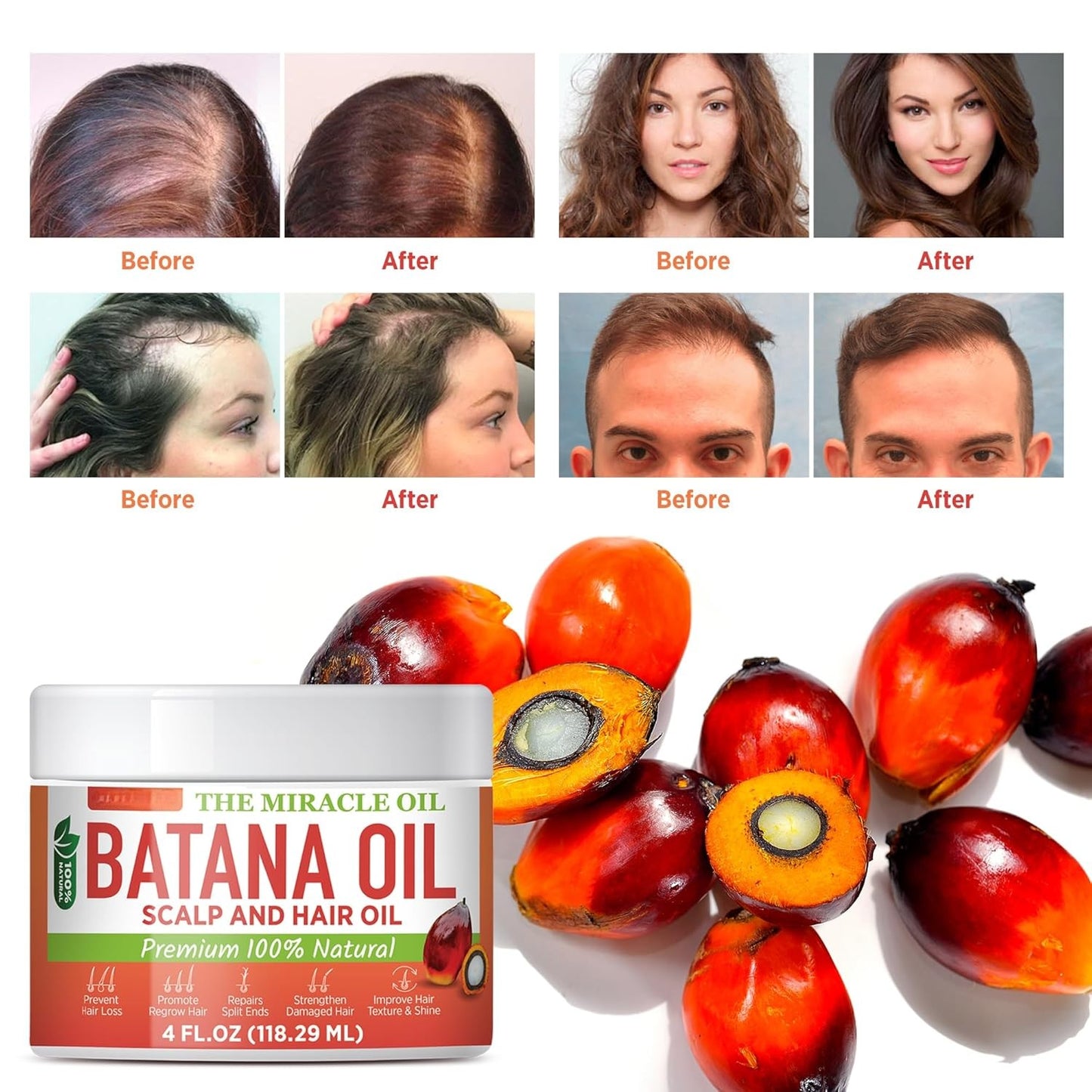 Batana Oil from Honduras – Moisturizing Hair & Scalp Oil