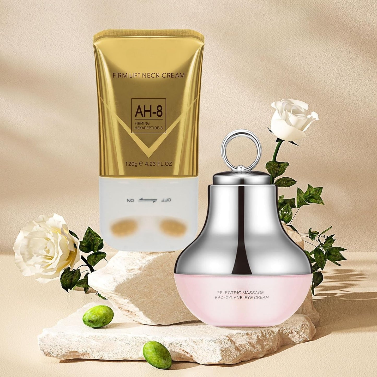 Neck-Eye Care Tightening & Revitalizing Set – Moisturizing Duo