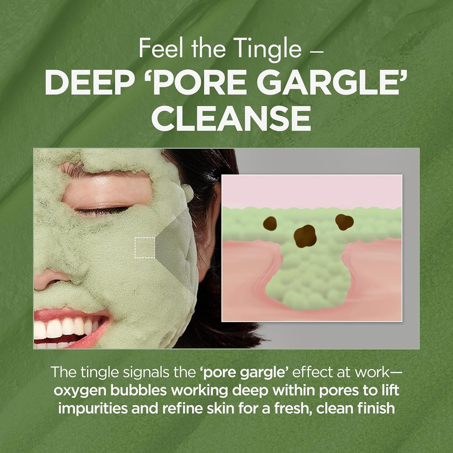 Holy Basil Bubble Deep Mask – Pore Cleanser & Clay Pack, 90g