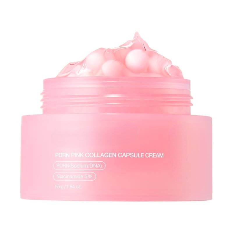 PDRN Pink Collagen Capsule Cream – Lightweight Moisturizer 1.94 oz