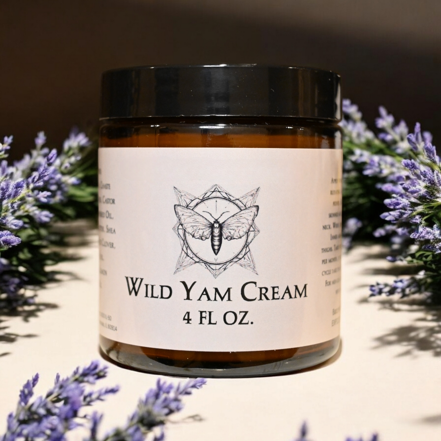 Organic Wild Yam Cream – Moisturizing Body Cream, 4 oz