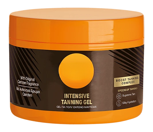 Intensive Tanning Gel – With Carrot & Coconut Oil, 5 fl oz