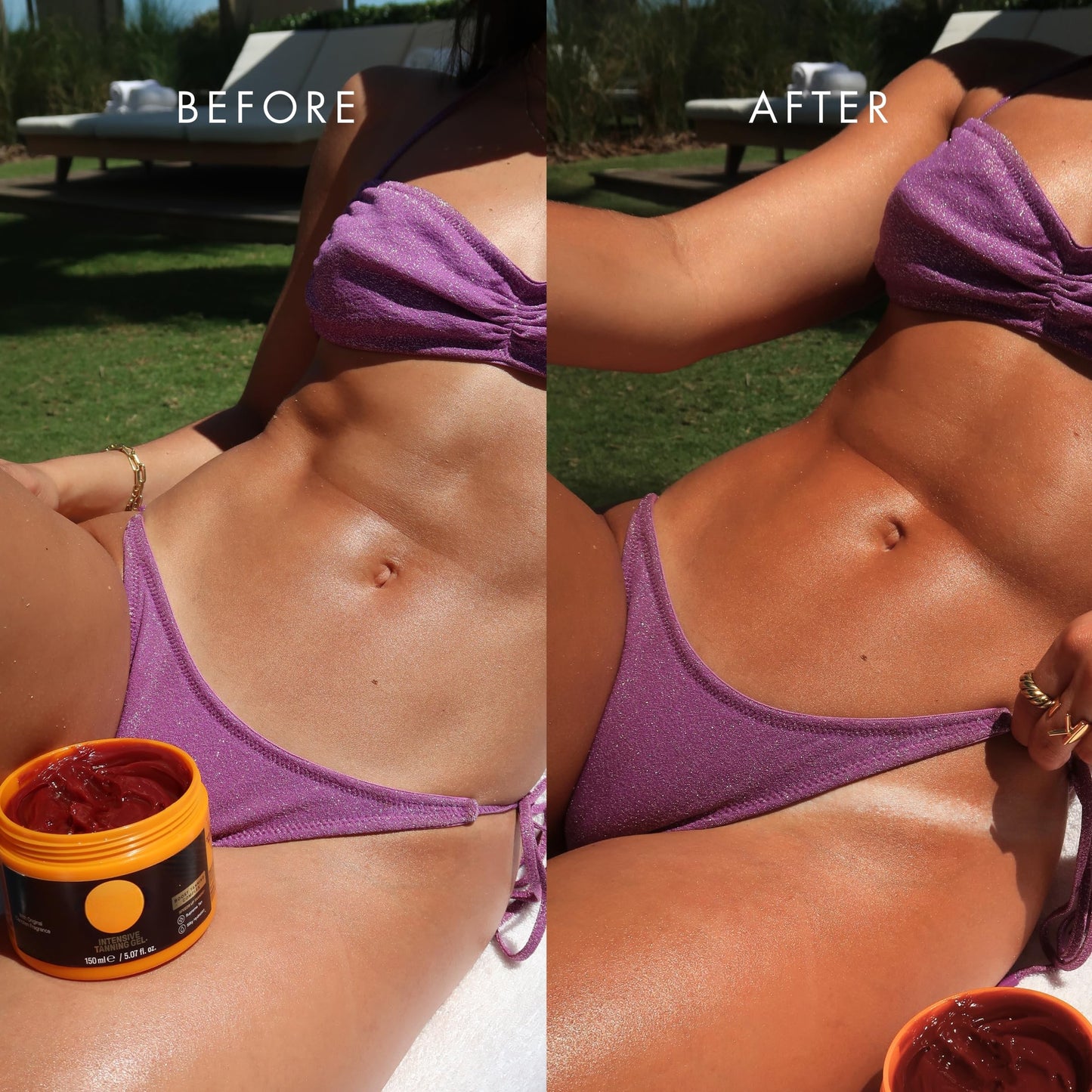 Intensive Tanning Gel – With Carrot & Coconut Oil, 5 fl oz