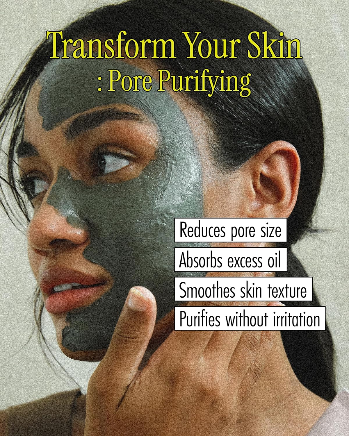 Relief Mud Mask – Hydrating Pore Cleanser for Face & Body, 3.7 oz