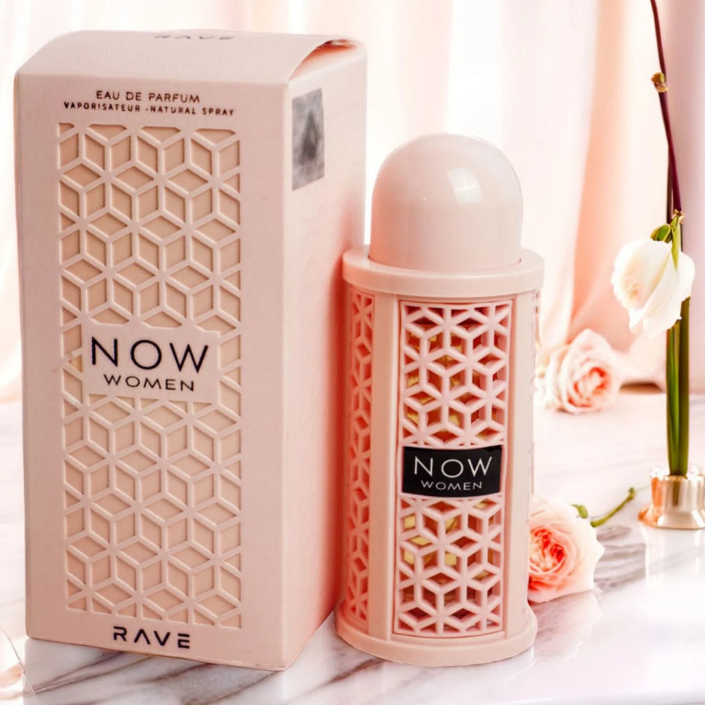 Lattafa Rave Now EDP – 3.4 Oz Long-Lasting Spicy Fragrance for Women