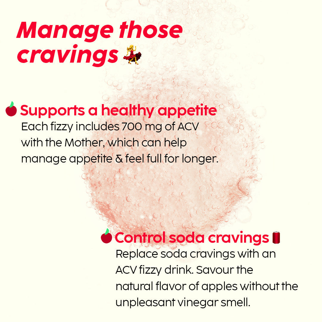 Apple Cider Vinegar Effervescent – 700mg ACV, 30 Tablets
