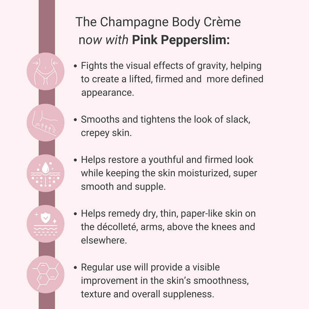 Champagne Beaute Lift Body Crème – Firming & Hydrating Lotion