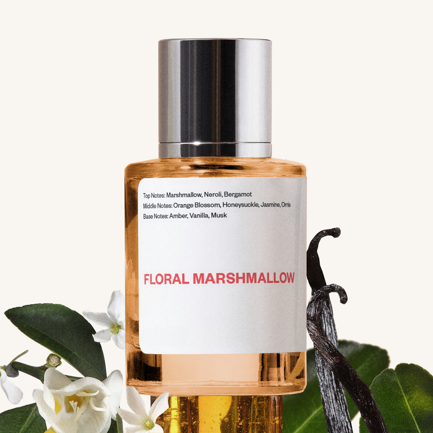 Floral Marshmallow Eau de Parfum – Sweet & Warm Scent, 50ml