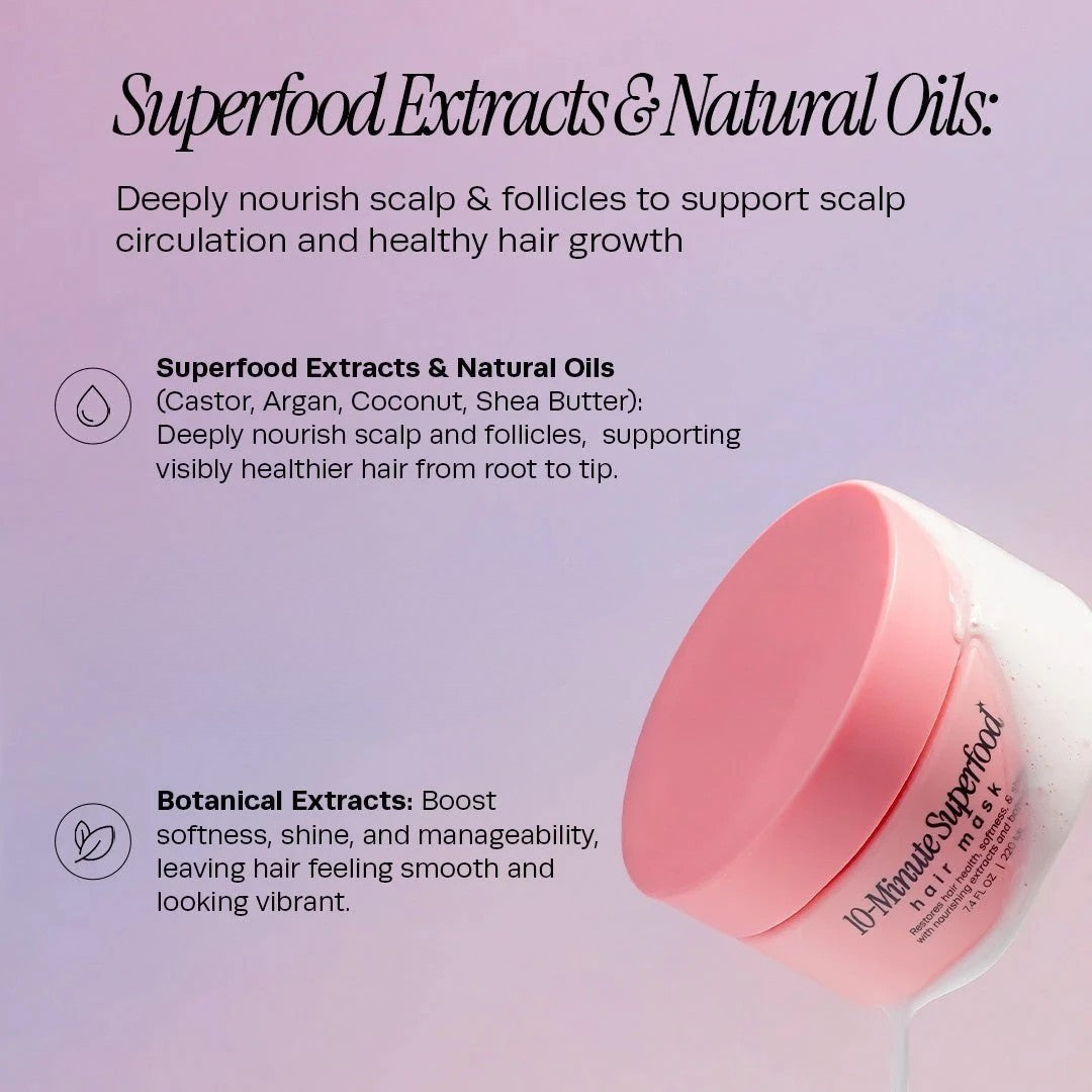 10-Minute Superfood Hair Mask – Deep Conditioning Treatment