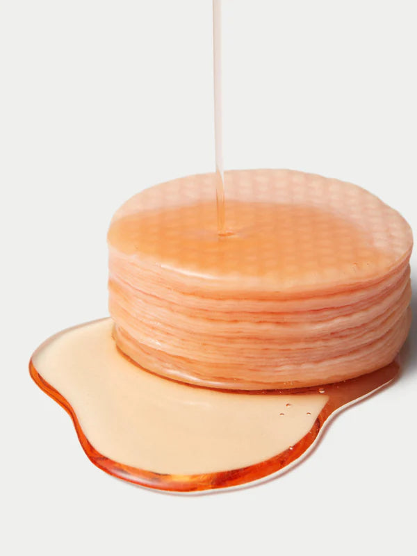 Red Succinic Acid Panthenol Pads - Exfoliating Toner Pads for Breakout-Prone Skin