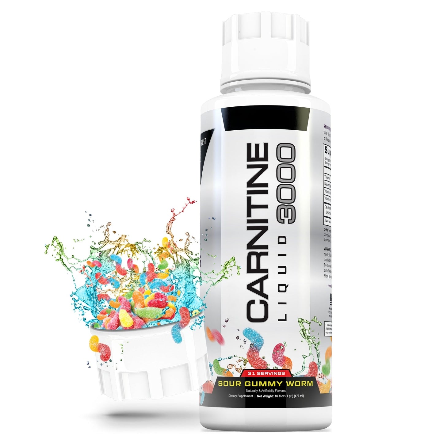 Liquid Carnitine 3000 – Energy & Metabolism Support, 31 Serves