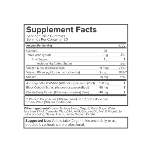 Menopause Gummy Vitamins & Capsules – Hormonal Balance & Relief Support