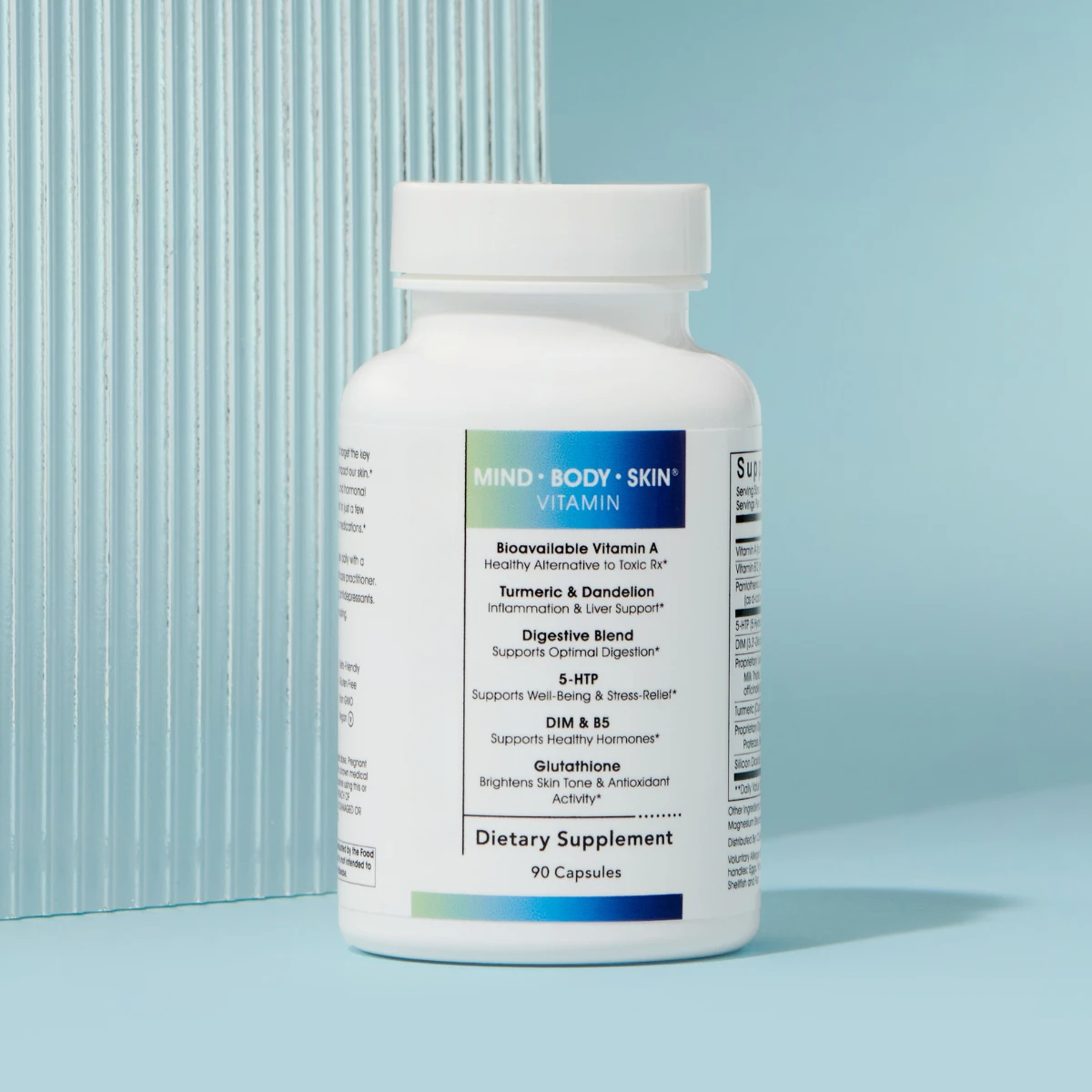 MINDBODYSKIN Hormonal Acne Supplement – Skin Support, 90ct