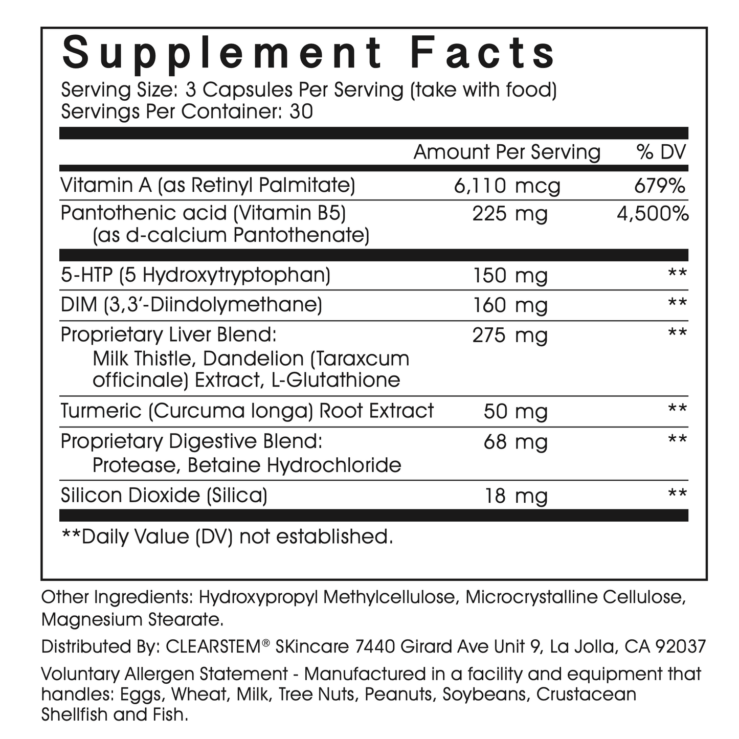 MINDBODYSKIN Hormonal Acne Supplement – Skin Support, 90ct