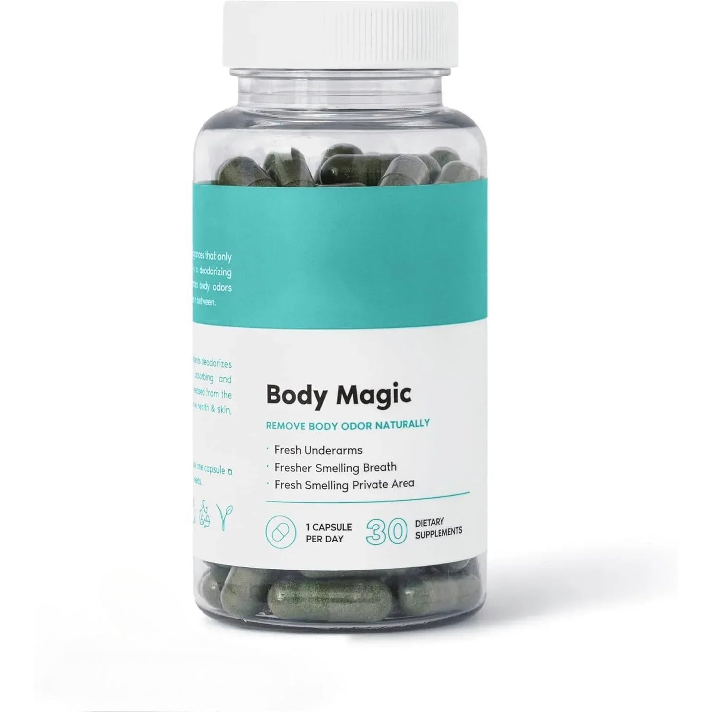 Body Magic Chlorophyll Pill – Natural Solution for Body Odor, Detox & Clear Skin