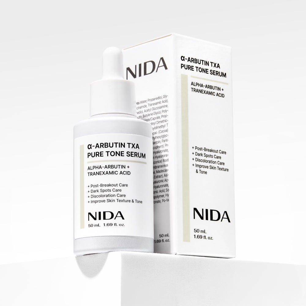 NIDA α-Arbutin TXA Pure Tone Serum – Brightening Formula