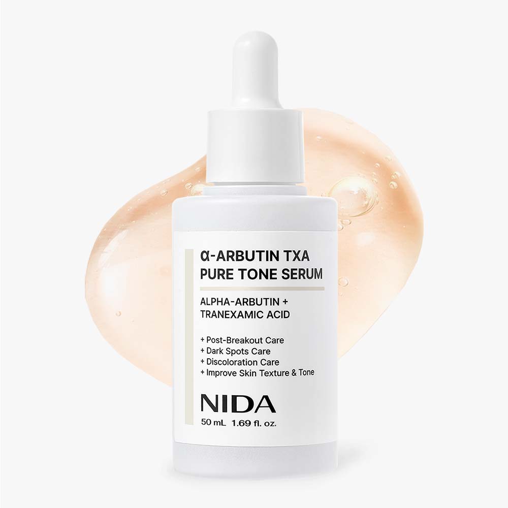NIDA α-Arbutin TXA Pure Tone Serum – Brightening Formula