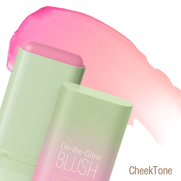 On-the-Glow Blush Hydrating Tinted Moisture Blush Stick with Ginseng, For Cheeks & Lips