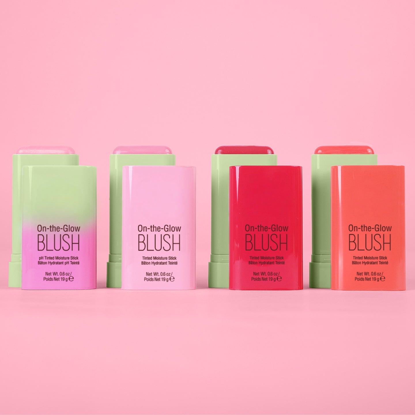 On-the-Glow Blush Hydrating Tinted Moisture Blush Stick with Ginseng, For Cheeks & Lips
