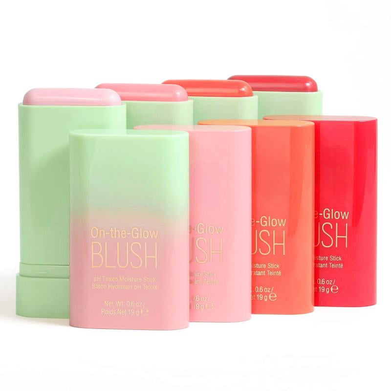 On-the-Glow Blush Hydrating Tinted Moisture Blush Stick with Ginseng, For Cheeks & Lips