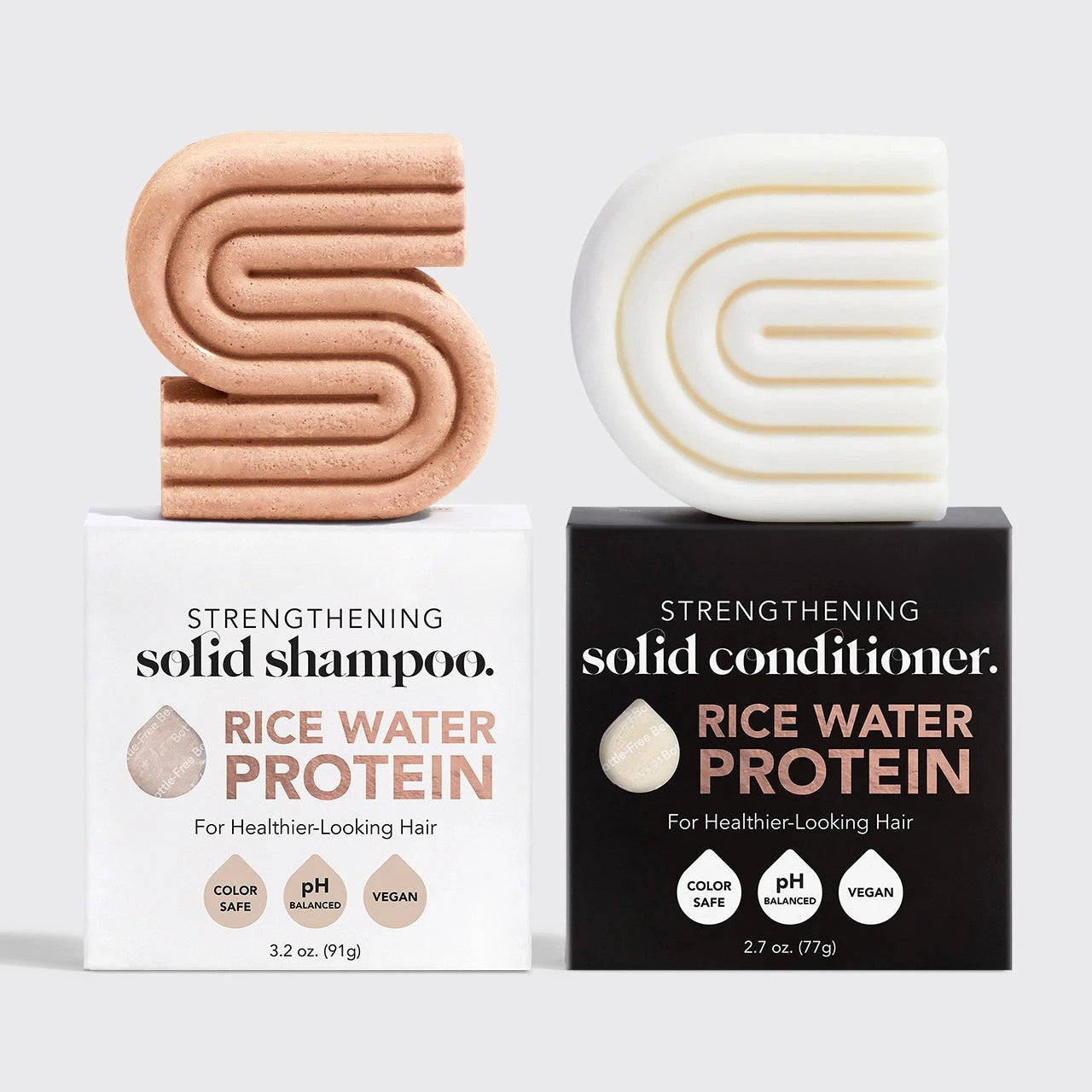 Rice Water Shampoo & Conditioner Set – Supports Hair Growth