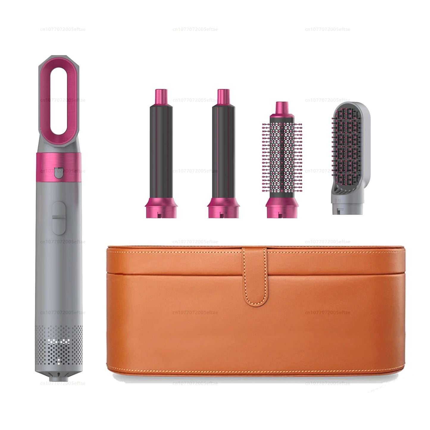 5-in-1 Hair Dryer & Hot Comb Set – Curling & Straightening Tool