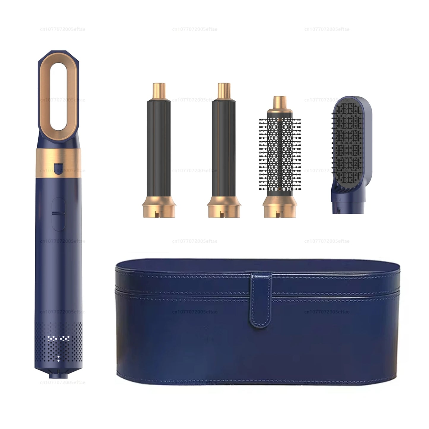 5-in-1 Hair Dryer & Hot Comb Set – Curling & Straightening Tool