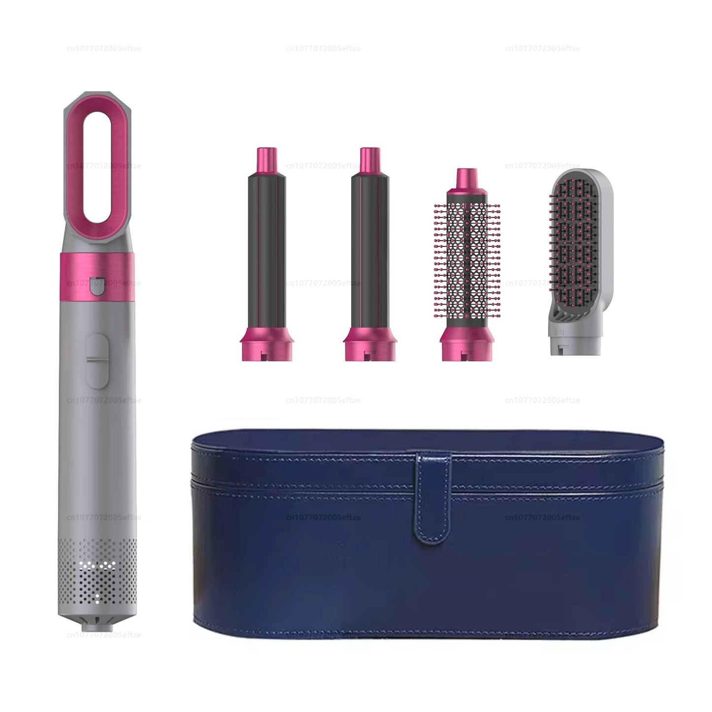 5-in-1 Hair Dryer & Hot Comb Set – Curling & Straightening Tool