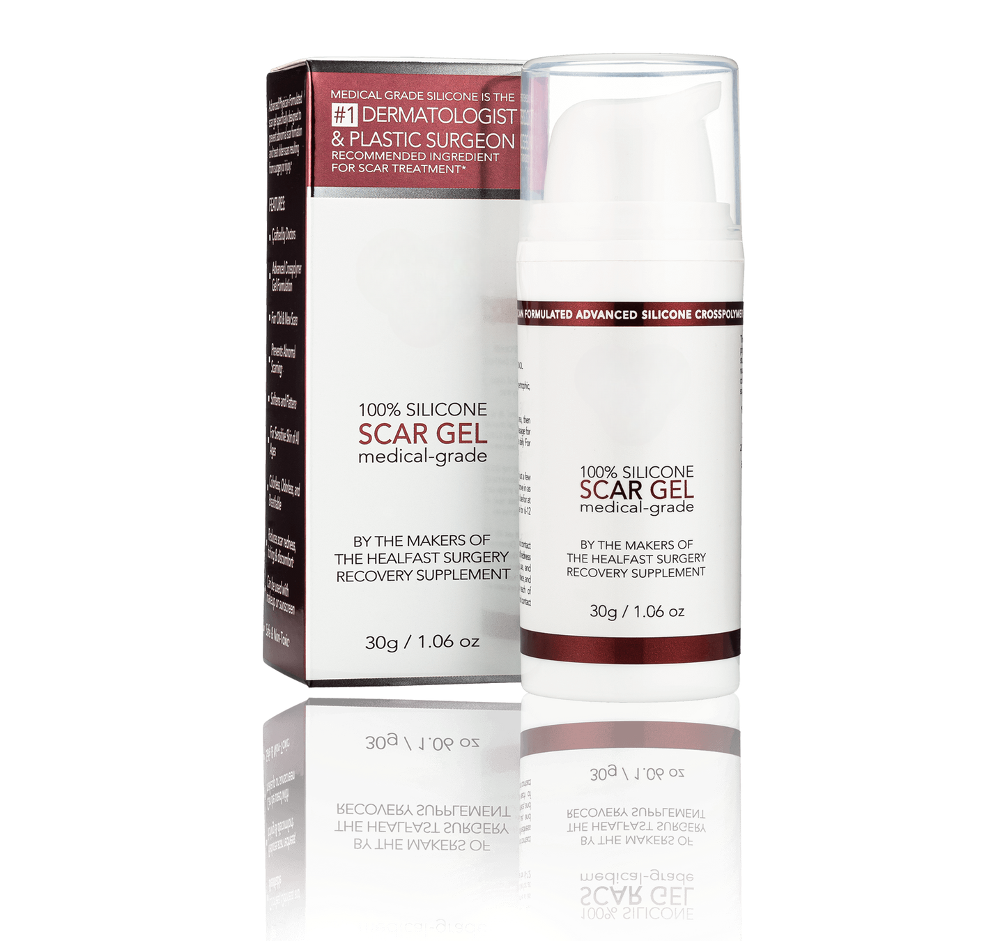 Silicone Scar Gel – Physician Formulated Sheeting, 30g
