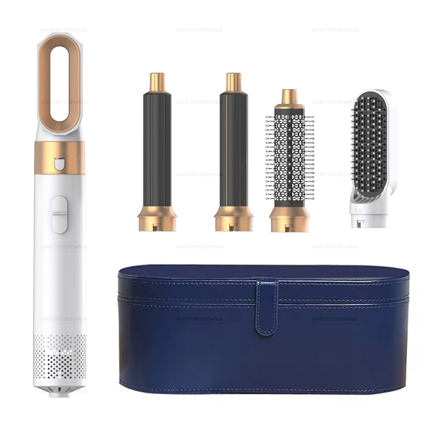 5-in-1 Hair Dryer & Hot Comb Set – Curling & Straightening Tool