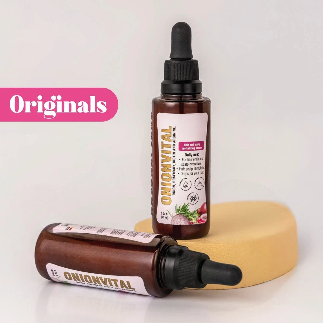Onionvital Hair Serum Drops – 2 Units, 60 ml Each (2.02 fl oz)