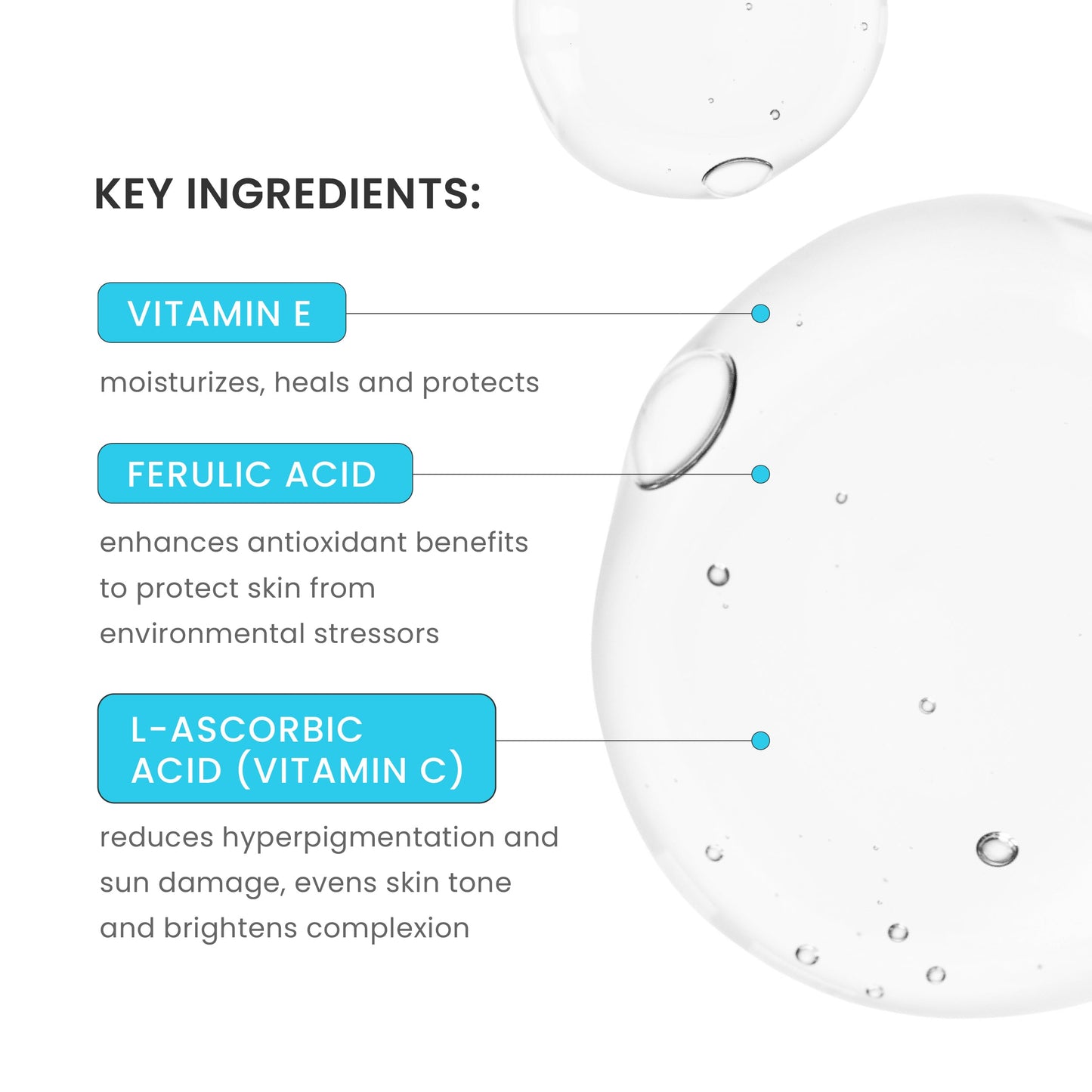 20% Vitamin C + E Ferulic Acid Serum for Bright, Even Skin