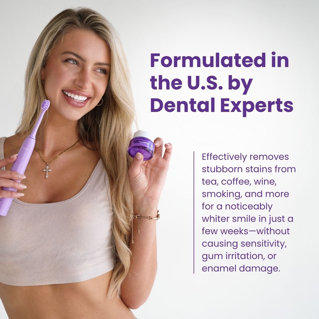 PurelyWhite Deluxe Simply Purple – Enamel-Safe Tooth Powder