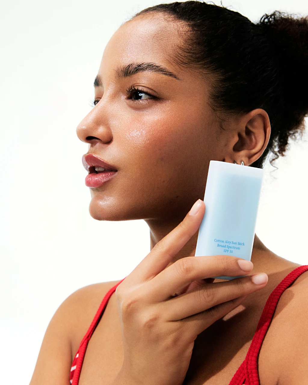 Cotton Airy Sun Stick – Lightweight SPF Sun Protection for Face, 0.67 oz