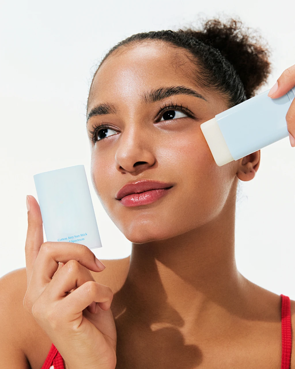 Cotton Airy Sun Stick – Lightweight SPF Sun Protection for Face, 0.67 oz