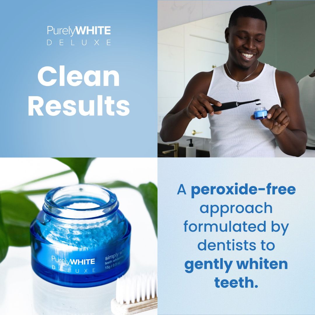 PurelyWhite Deluxe Whitening Powder – Enamel-Safe Toothpaste