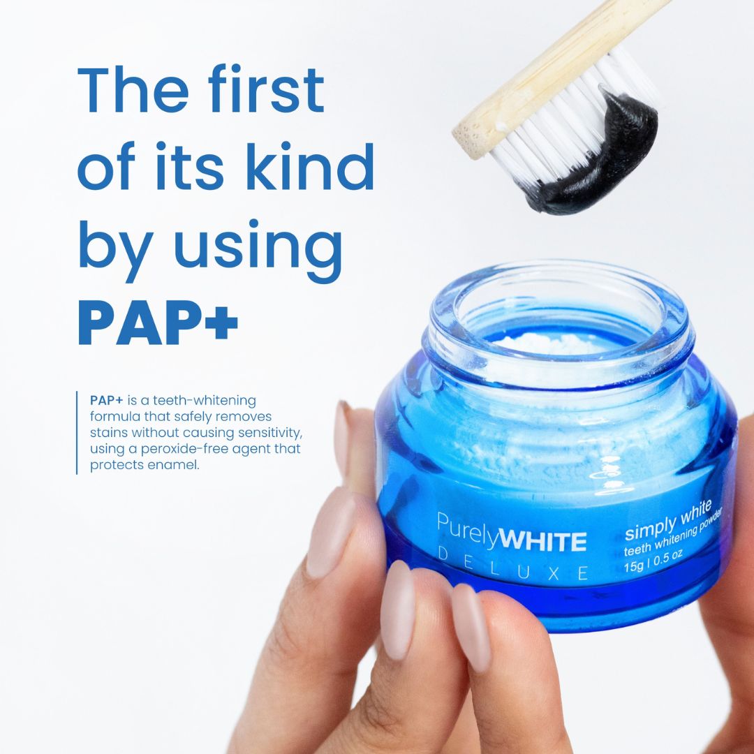 PurelyWhite Deluxe Whitening Powder – Enamel-Safe Toothpaste