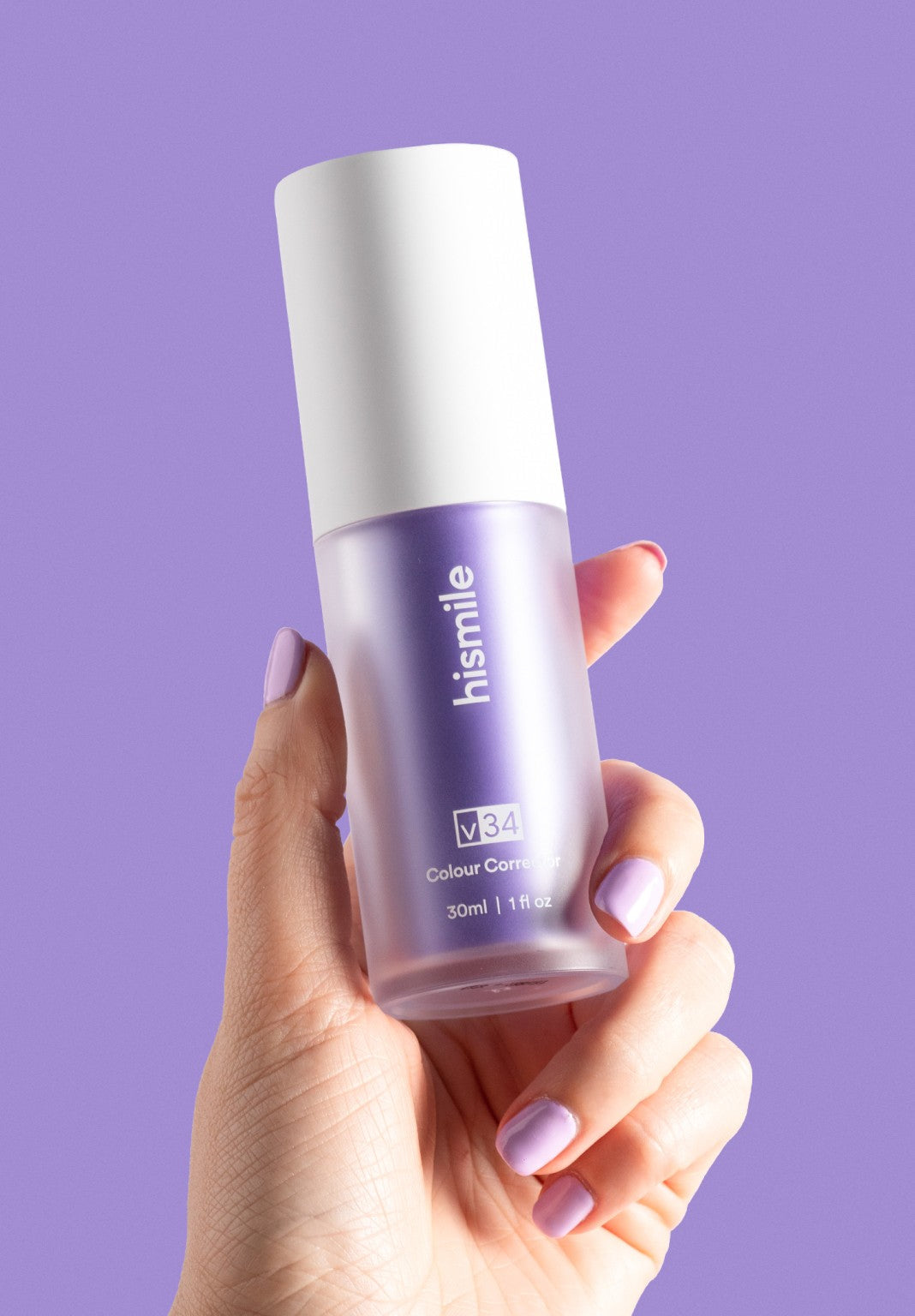 V34 Colour Corrector Serum – Purple Teeth Brightening Gel, 1 oz
