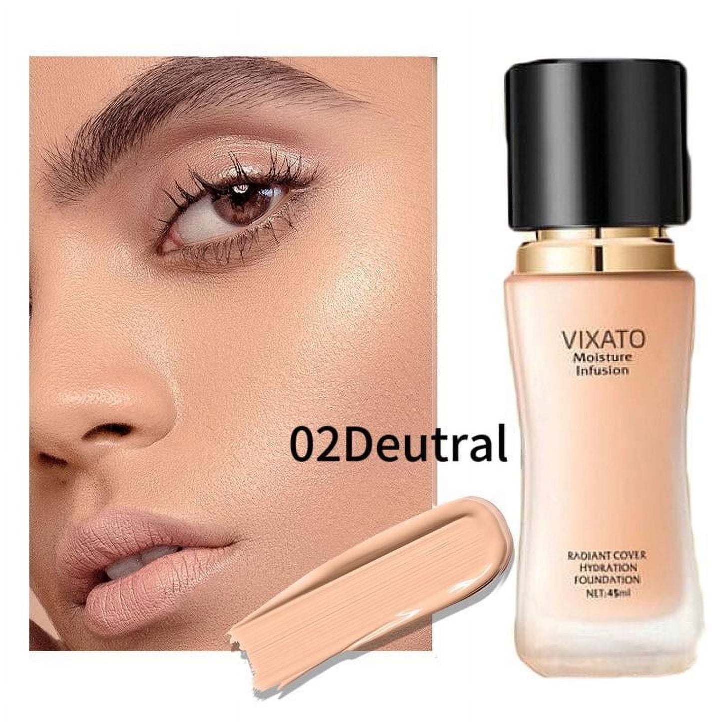 VIXATO Liquid Foundation – Concealer & Moisturizer Makeup