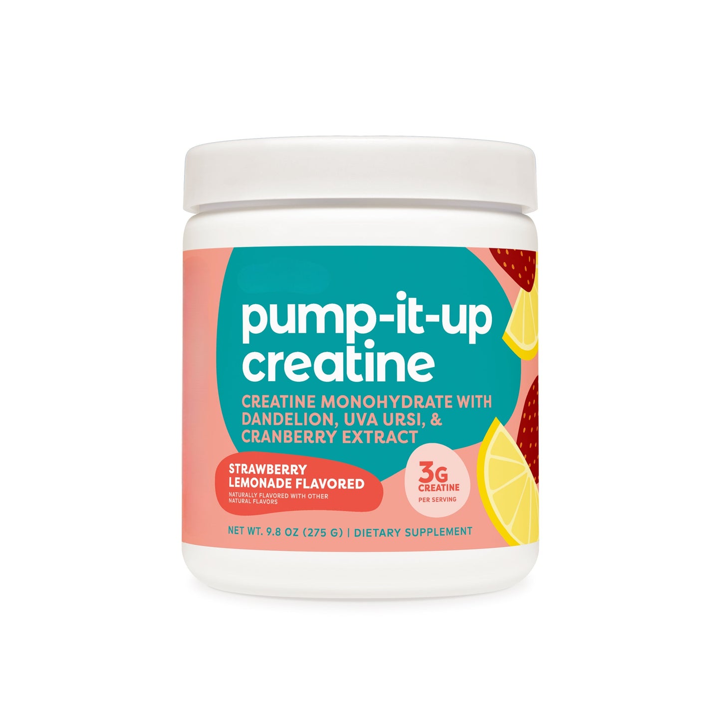 Pump-It-Up Creatine – Micronized Creatine Powder, 50 Servings
