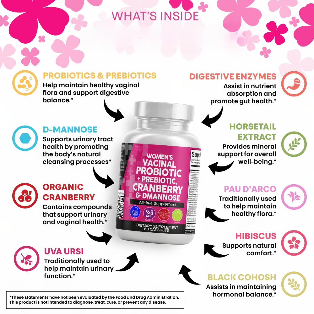 PH Defend Women’s Probiotic – Daily Supplement, 60 Capsules