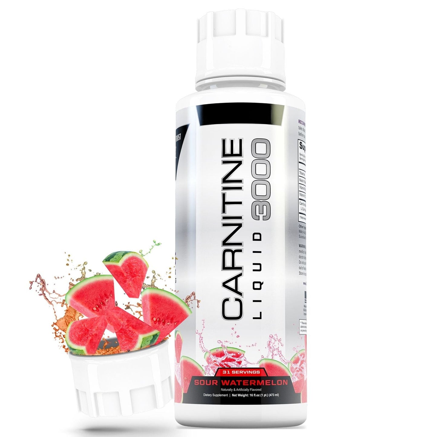 Liquid Carnitine 3000 – Energy & Metabolism Support, 31 Serves