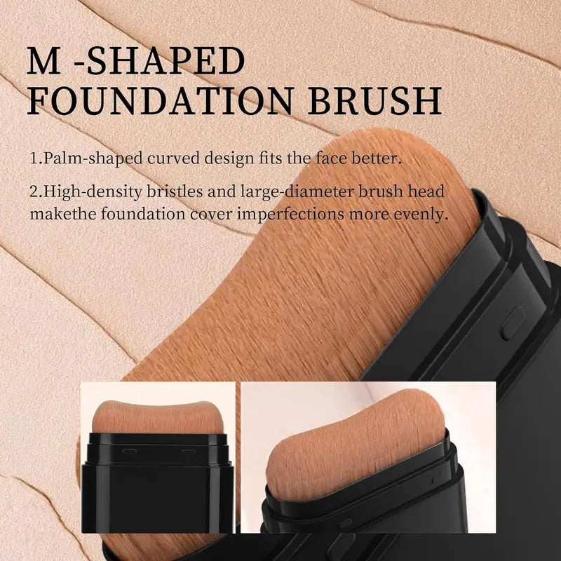 Zaidoc Foundation Concealer Dual-ended with Built-in Brush
