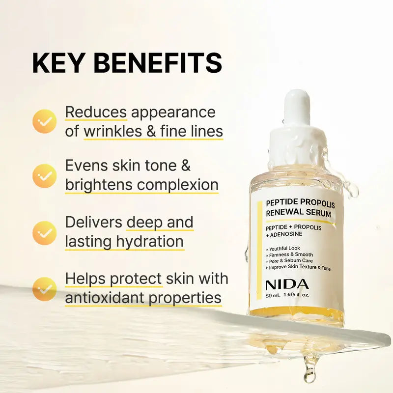 NIDA Hydrating Renewal Serum Set – Cica, Peptides & Propolis