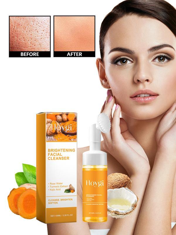 Turmeric Wash & Care Set – Cleanser, Pads & Face Scrub Trio