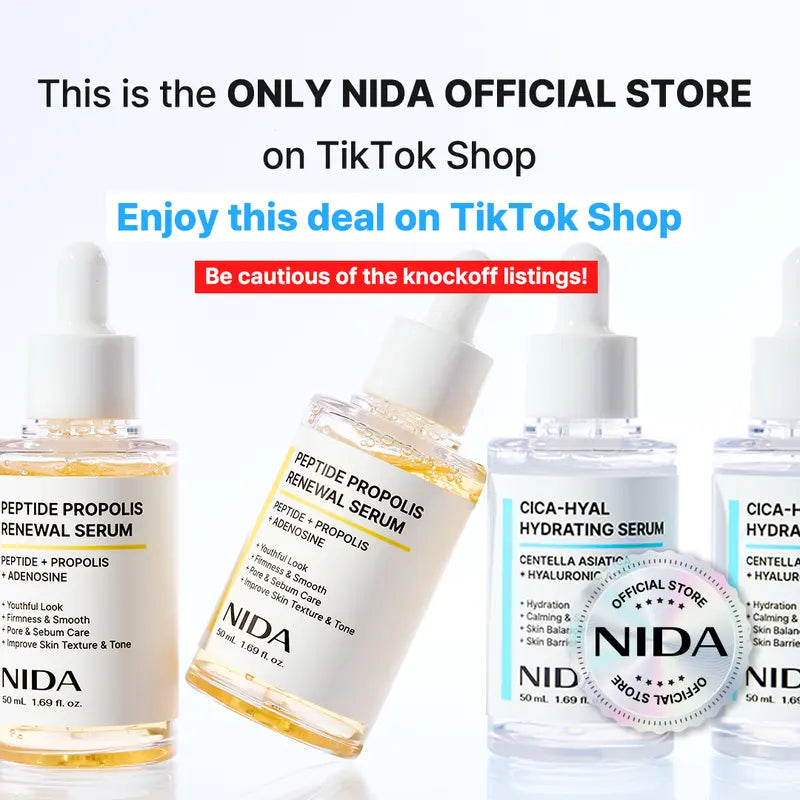 NIDA Hydrating Renewal Serum Set – Cica, Peptides & Propolis
