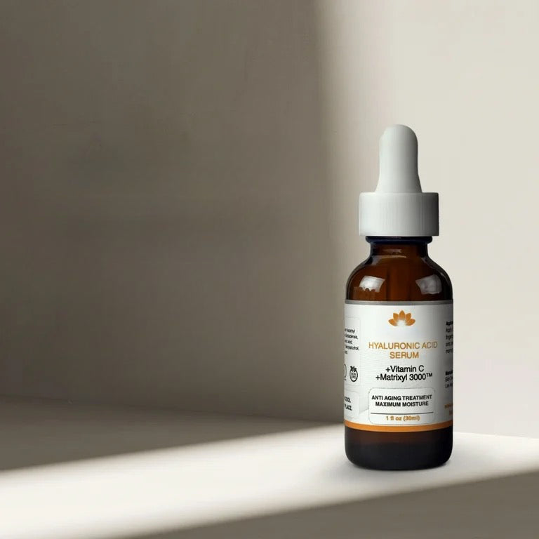 Vitamin C and Hyaluronic Acid Serum + Matrixyl 3000 - Anti-Aging Serum for Collagen Boost & Dark Spot Correction