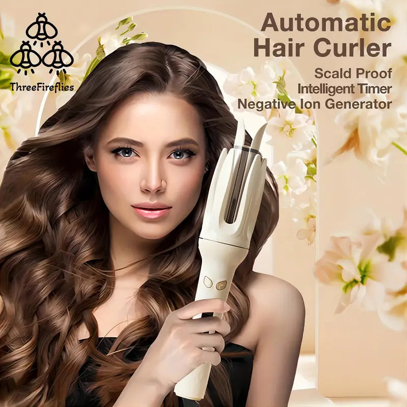 Genai Automatic Hair Curler – 28mm Barrel, 4 Temp Modes & Safety Features