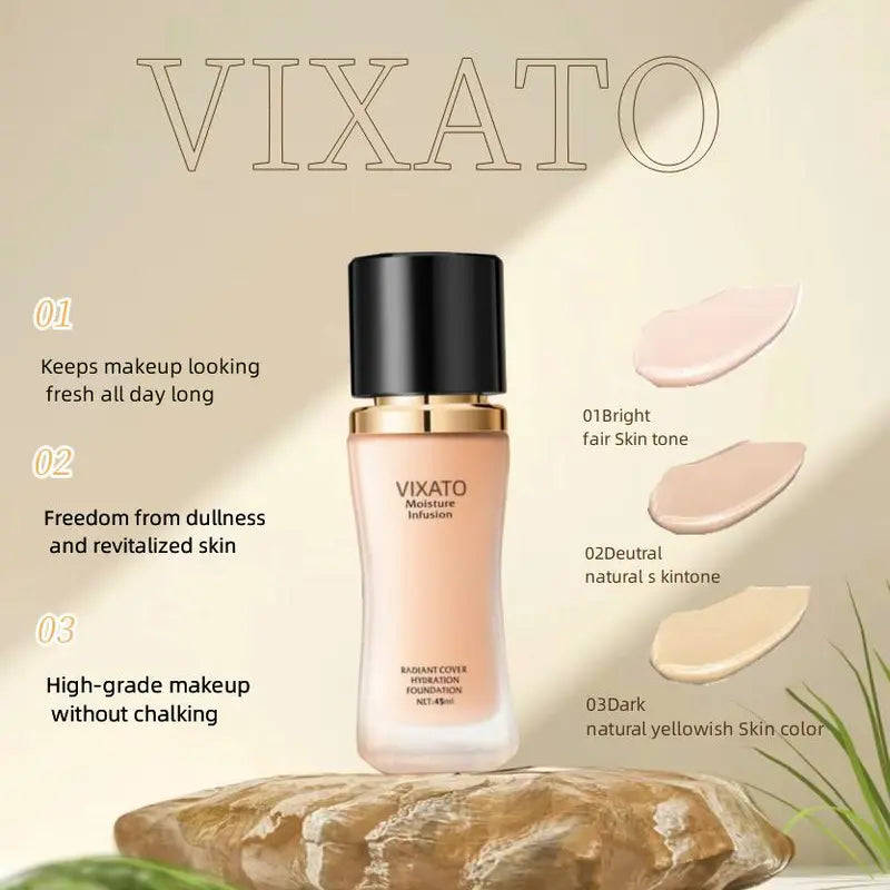 VIXATO Liquid Foundation – Concealer & Moisturizer Makeup